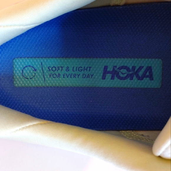 HOKA Blue and Yellow Running Shoes - Picture 7 of 9